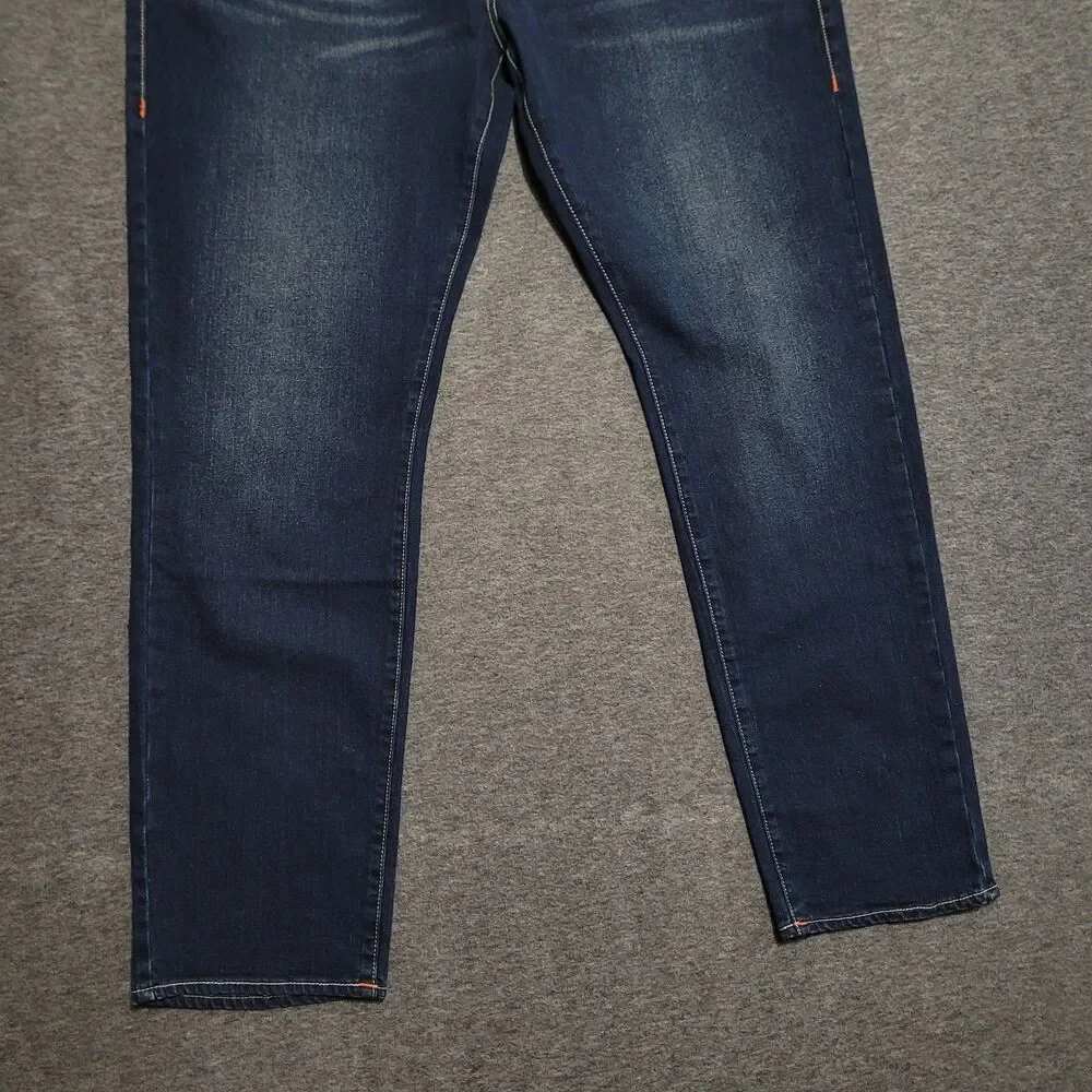 True Religion size 40 Geno Relaxed Slim denim jeans dark wash